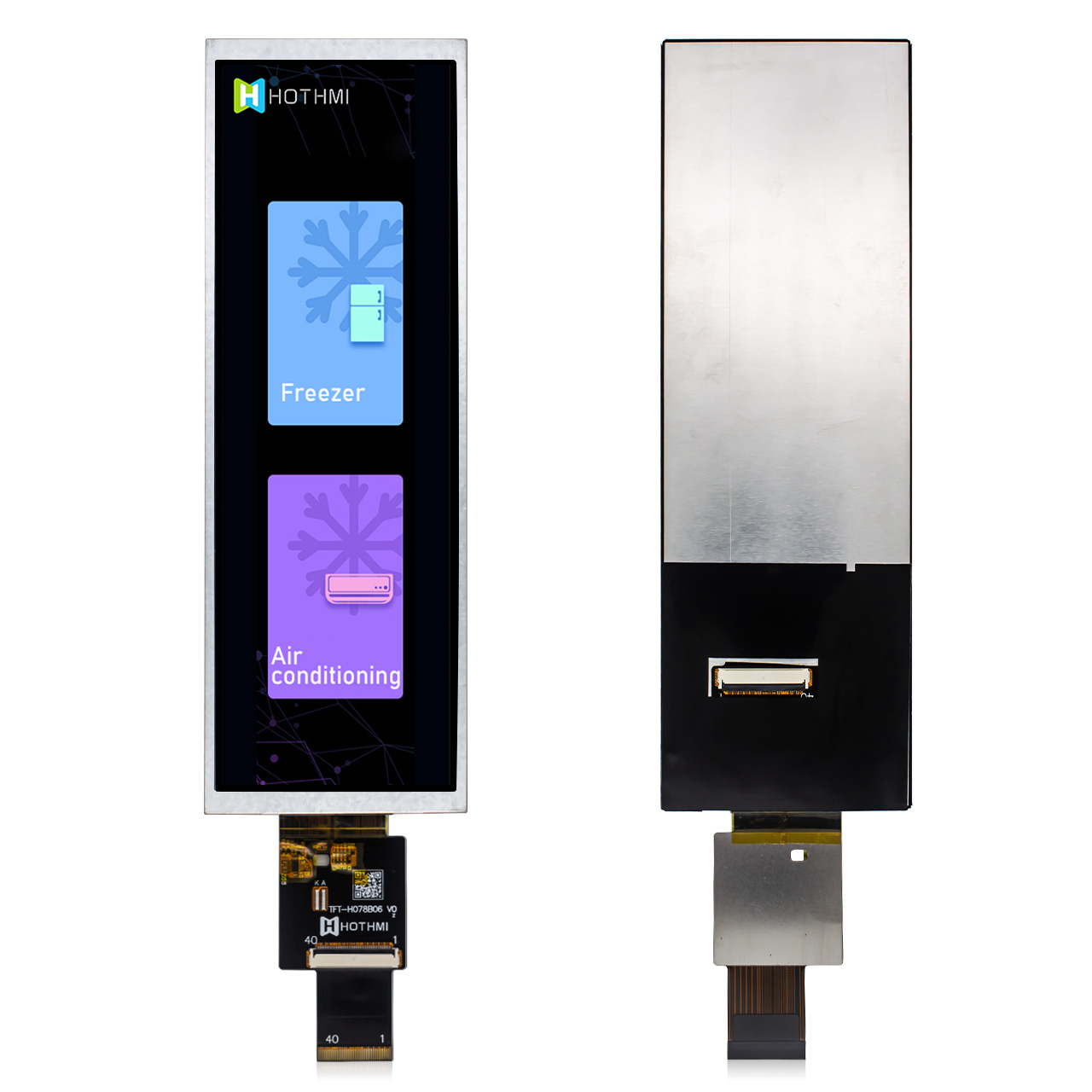 7.8-inch Sunlight Readable TFT LCD Display with Capacitive Touch Screen | MIPI DSI Interface