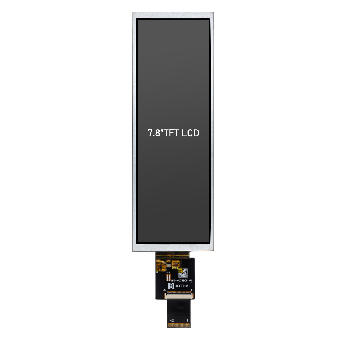 7.8-inch Sunlight Readable TFT LCD Display with Capacitive Touch Screen | MIPI DSI Interface