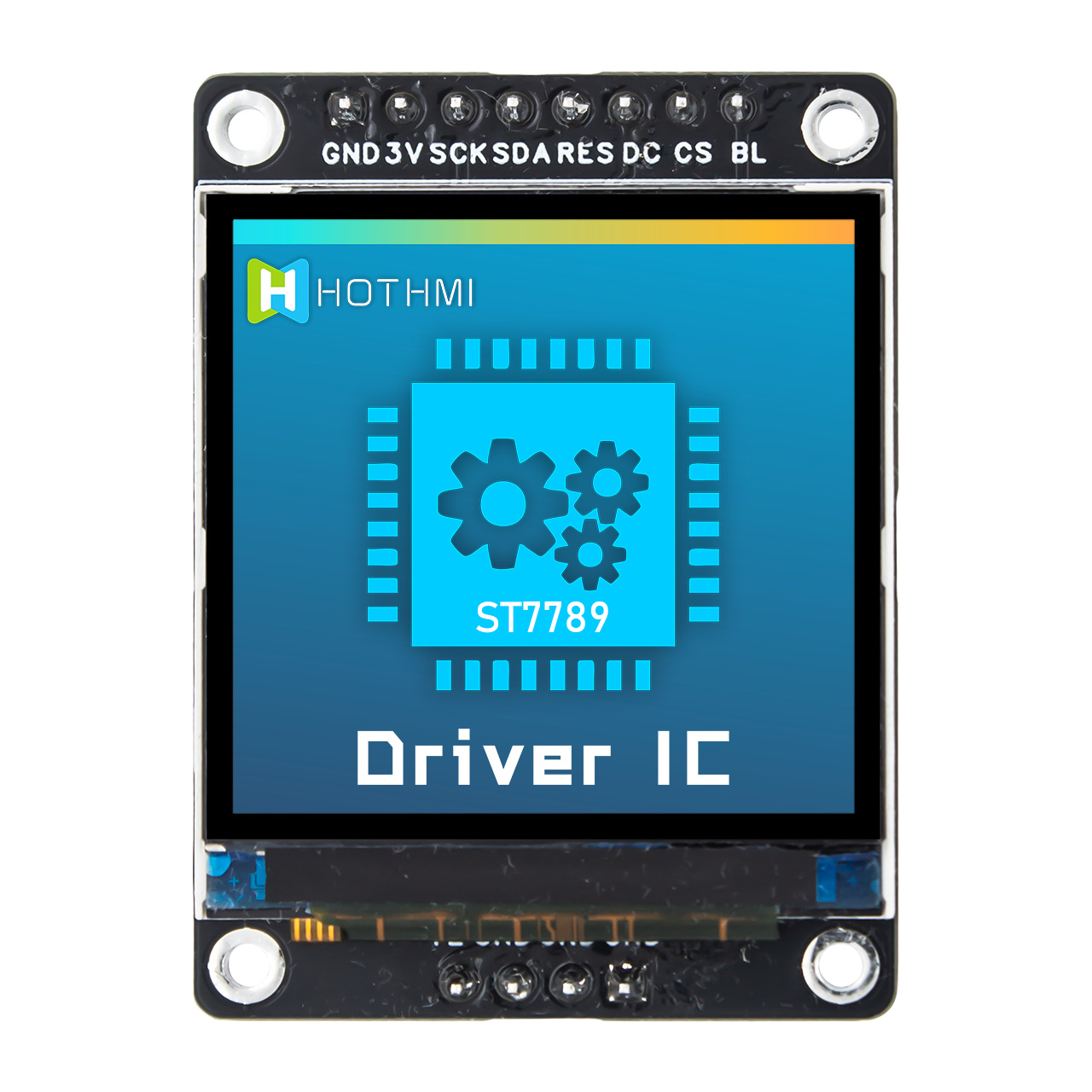 1.5" 240x240 Square TFT LCD Module ST7789 Controller