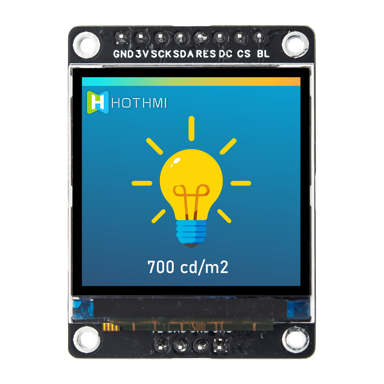 1.5" 240x240 Square TFT LCD Module ST7789 Controller