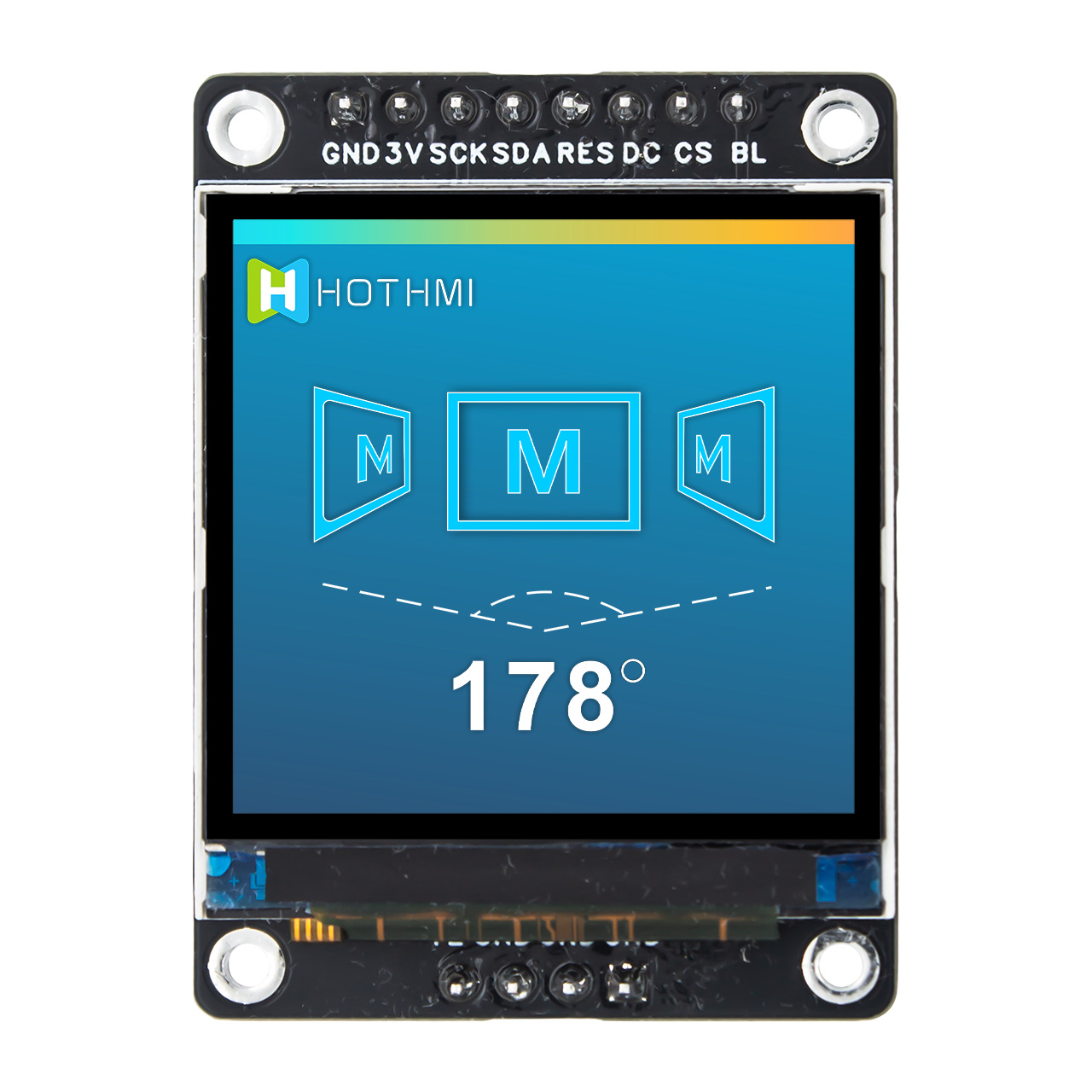 1.5" 240x240 Square TFT LCD Module ST7789 Controller