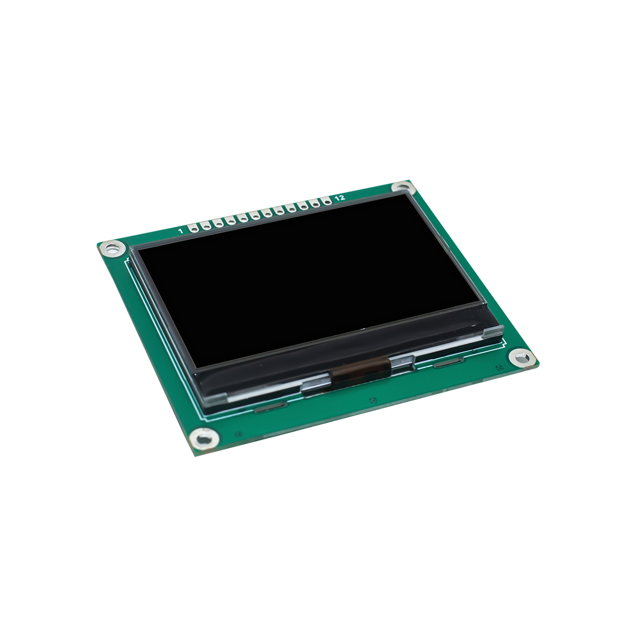 Graphic LCD Module | DFSTN-| 2.4" 132x64 Display White on Black | ST7567 | SPI | Arduino | 3.3V