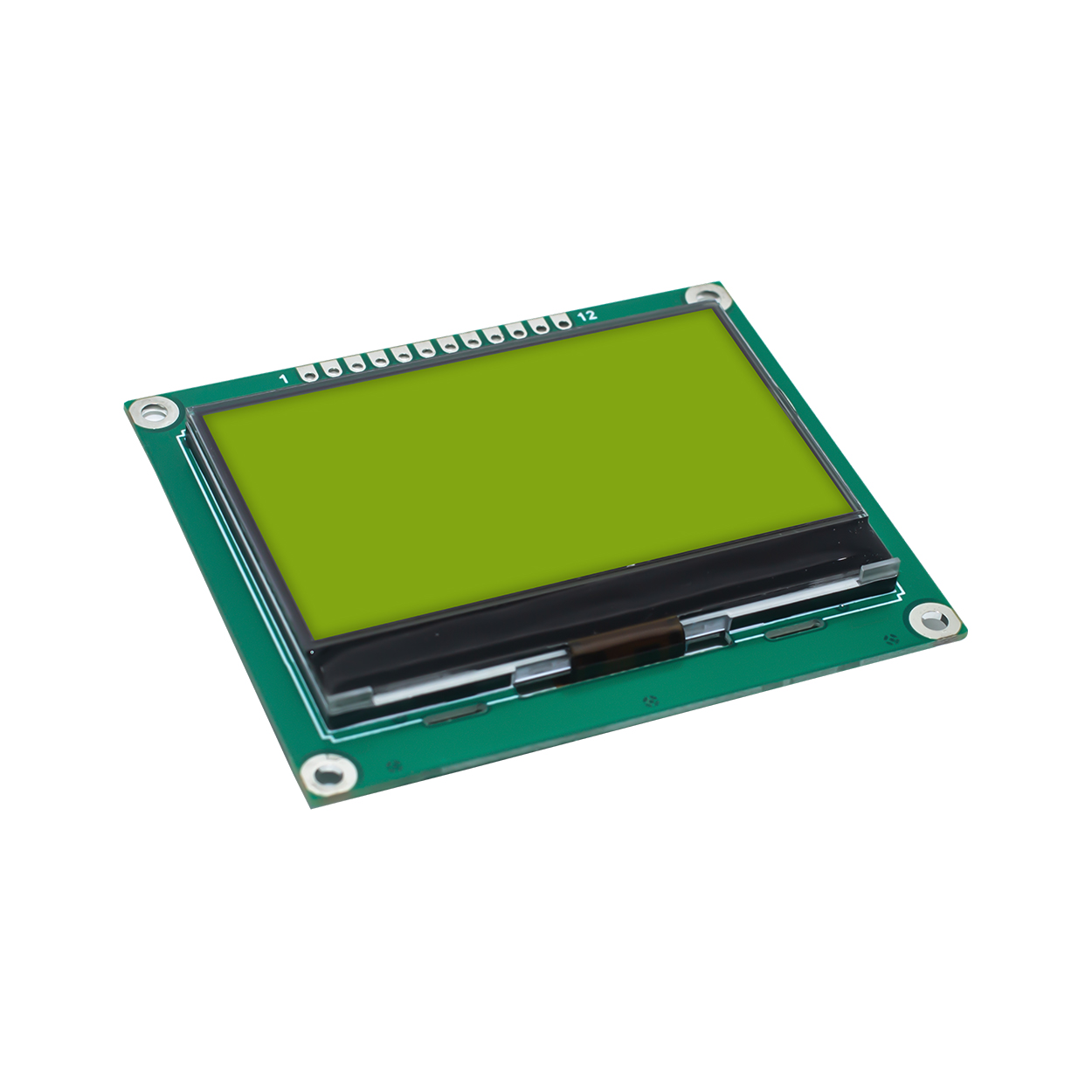 Graphic LCD Module | STN+Yellow-Green |2.4" 132x64 Display Yellow-Green Backlight | ST7567 |SPI | Arduino | 3.3V