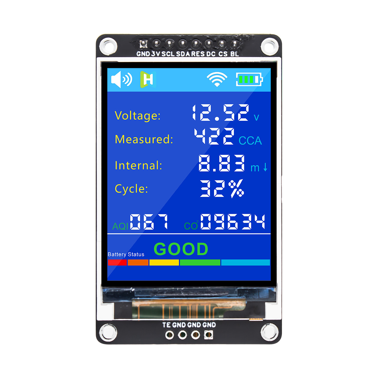 2.0" TFT LCD Display Module 240x320FDH with ST7789 Driver