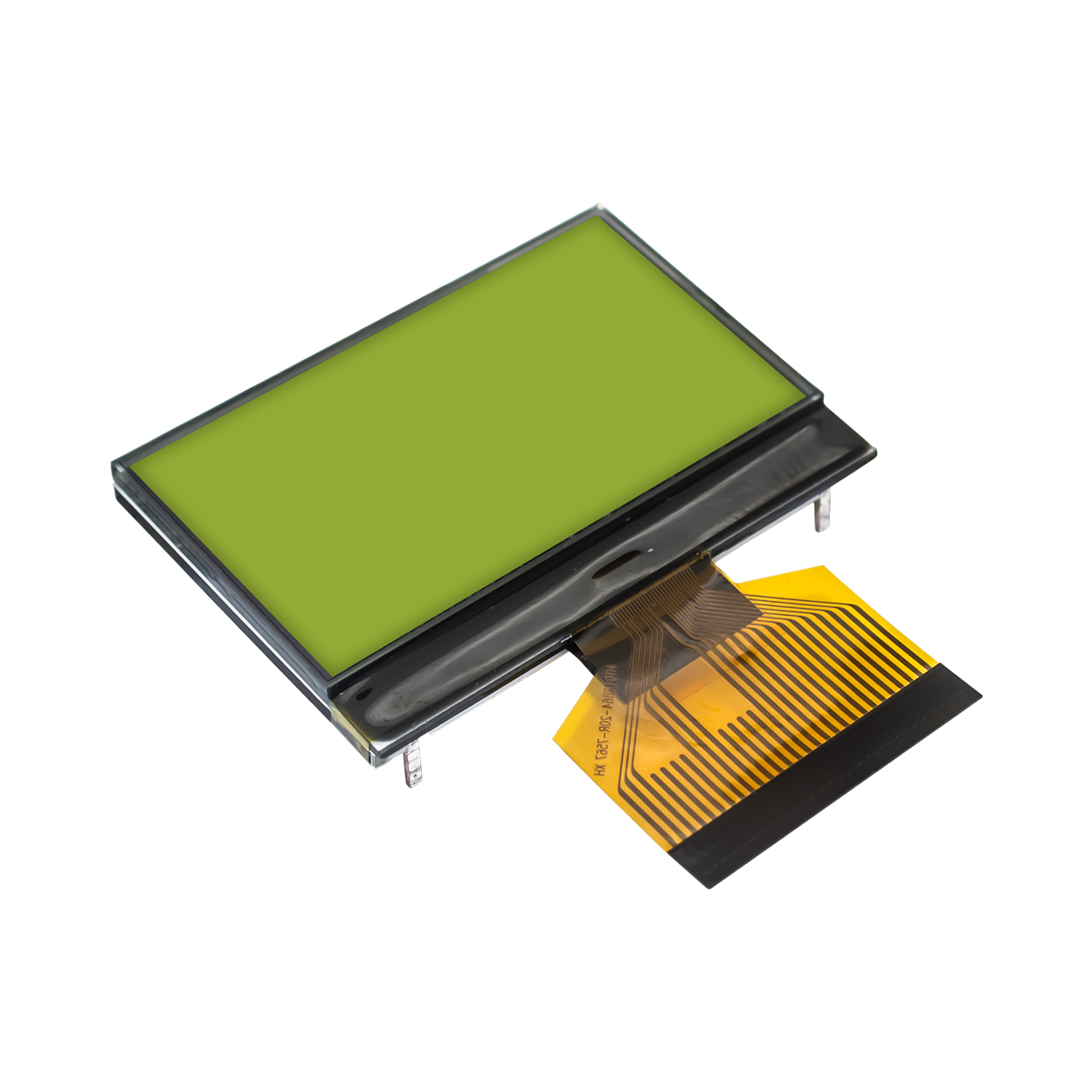 128x64 Graphic LCD Display with Yellow Green Backlight and ST7567 Controller