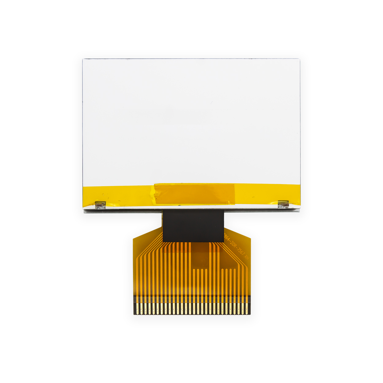 128x64 Graphic LCD Display with Yellow Green Backlight and ST7567 Controller