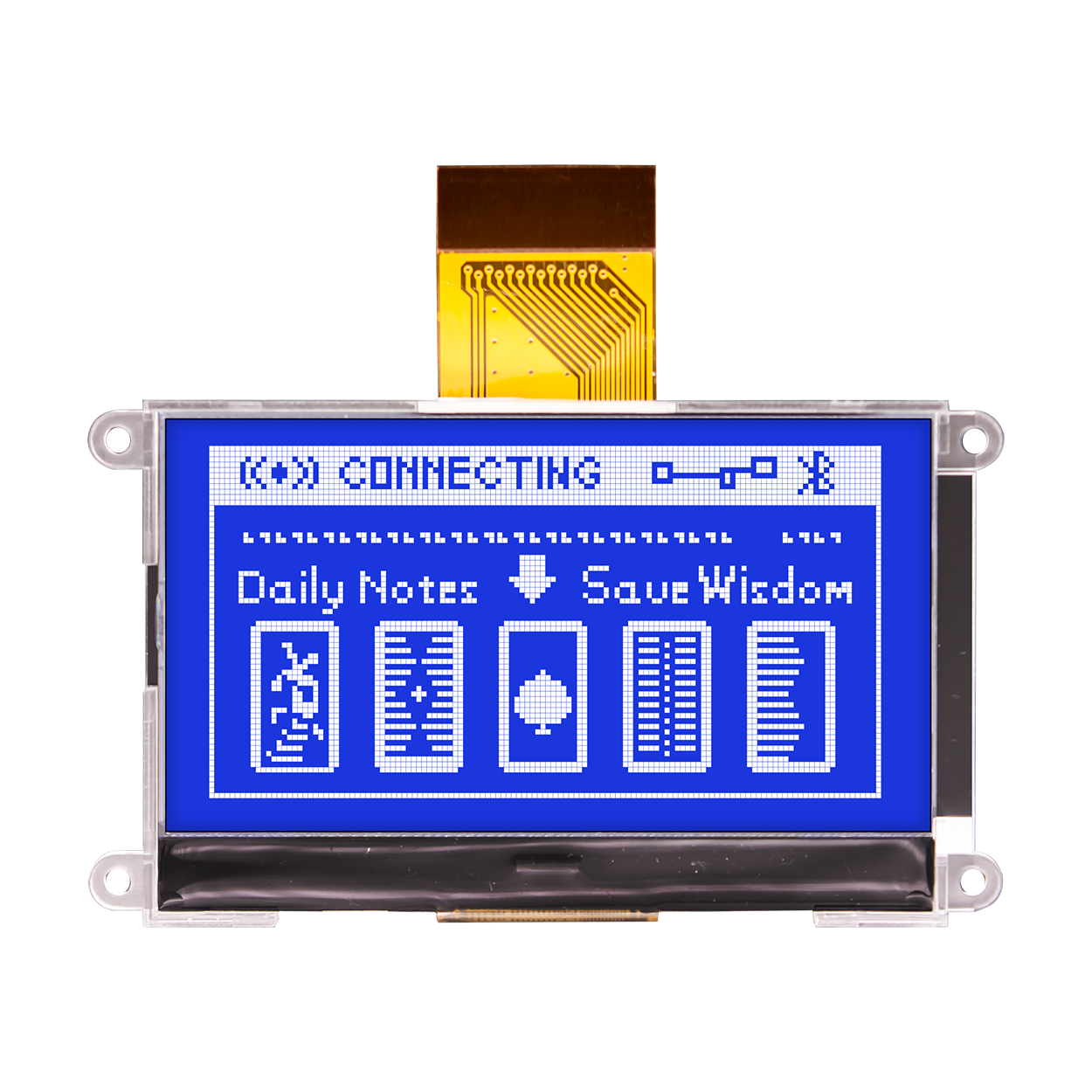 128x64 Blue COG LCD Display with ST7565R For C8051-Arduino