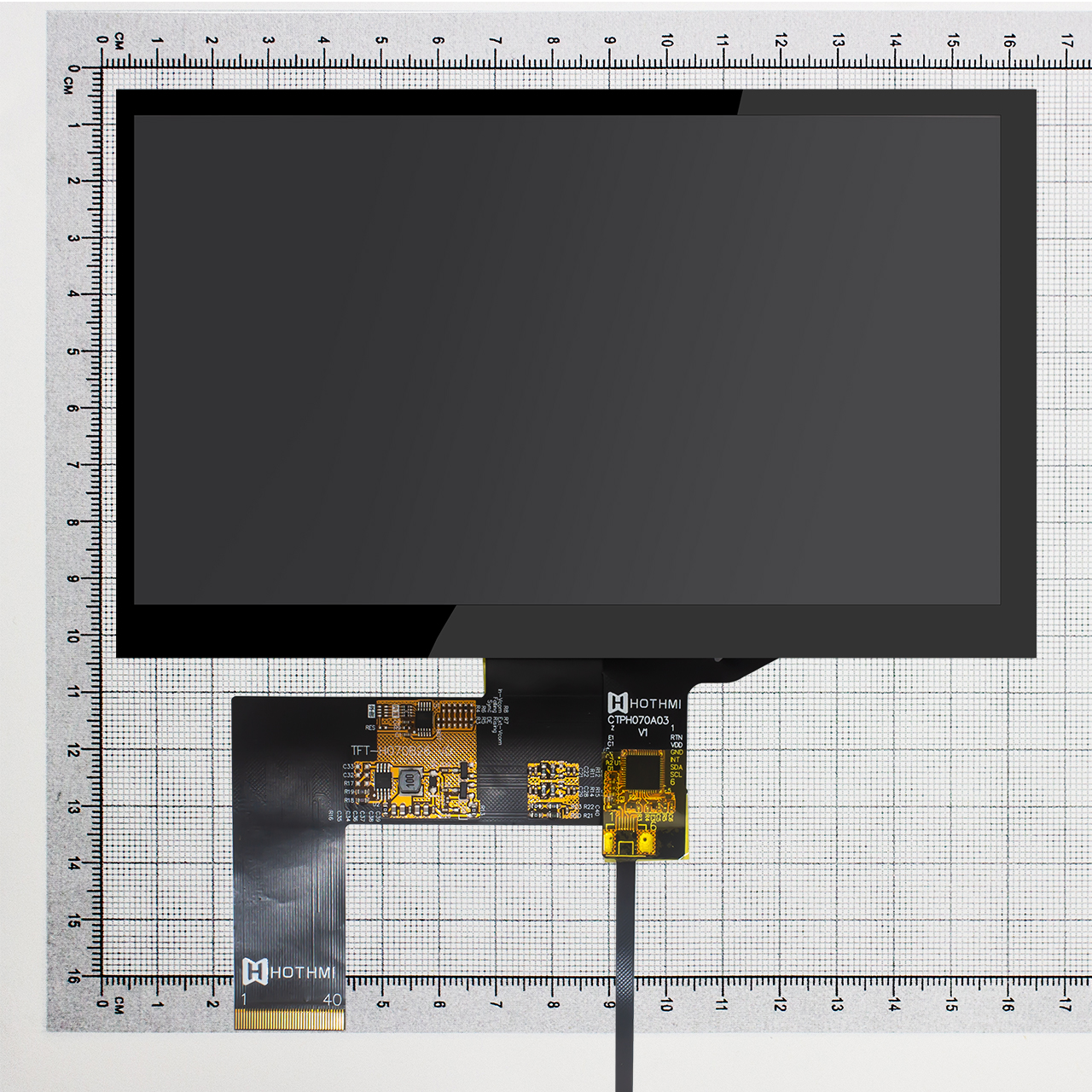 7.0 Inch TFT LCD Display | 1024x600 Capacitive Touch | RGB High Brightness