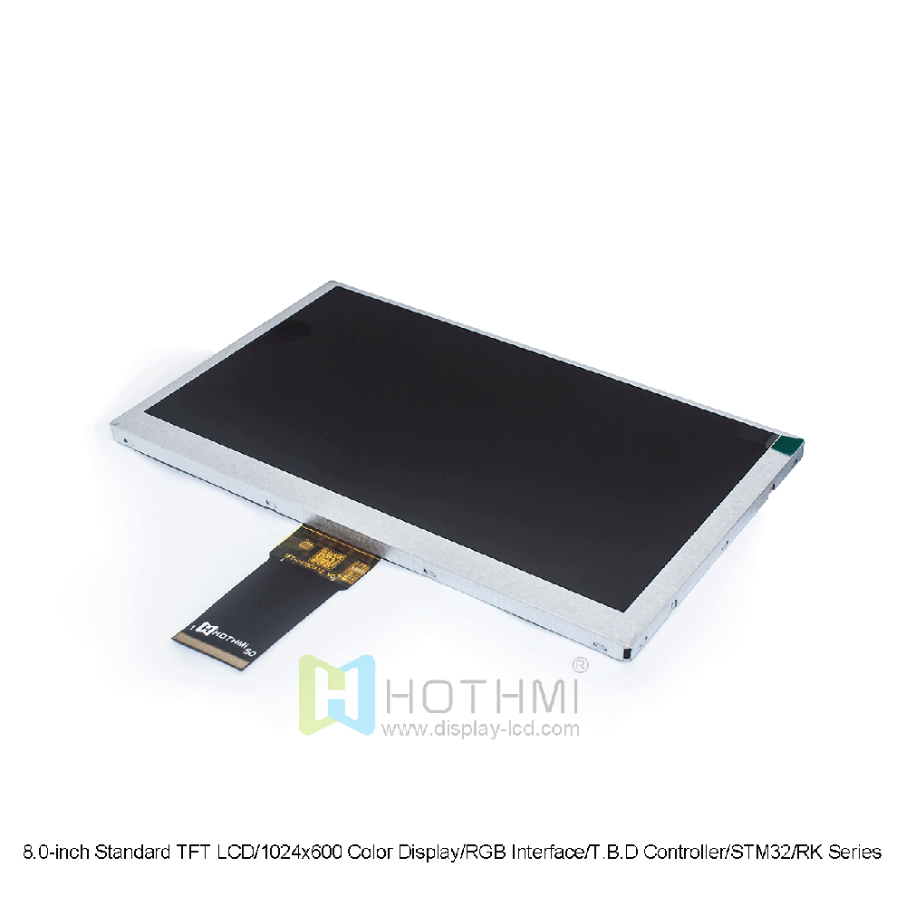 8.0 inch 1024x600 TFT LCD Display with RGB Interface