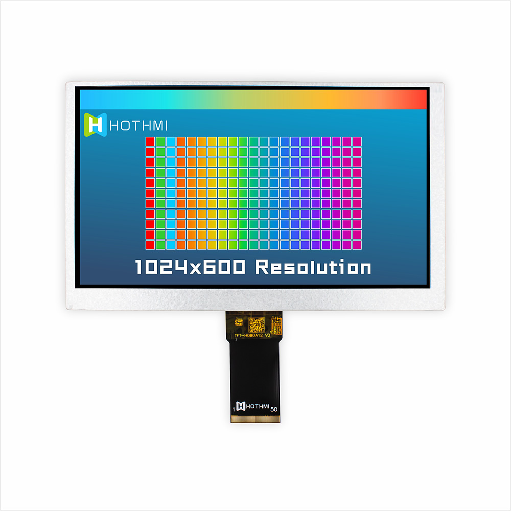 8.0 inch 1024x600 TFT LCD Display with RGB Interface