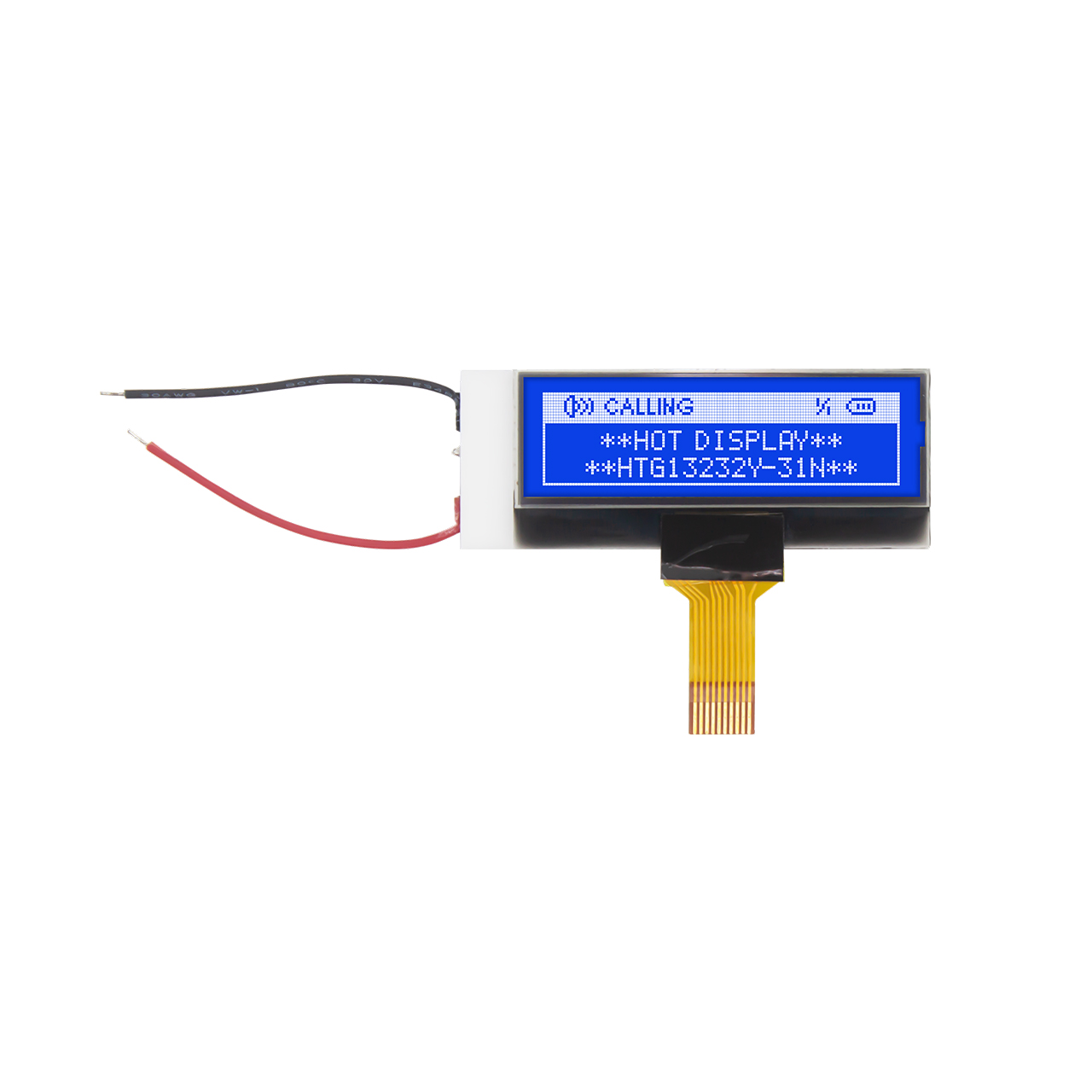 1.3 inch 132X32 Graphic COG LCD Module | SPI Interface | STN-| White on Blue | 3.3v | ST7567 | Arduino