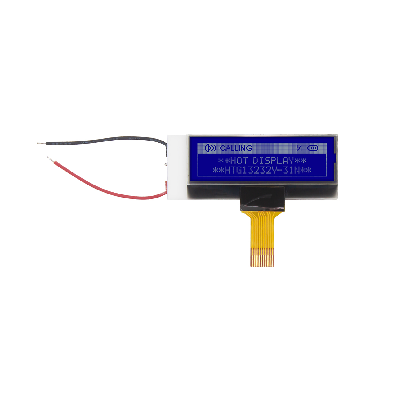 1.3 inch 132X32 Graphic COG LCD Module | SPI Interface | STN-| White on Blue | 3.3v | ST7567 | Arduino