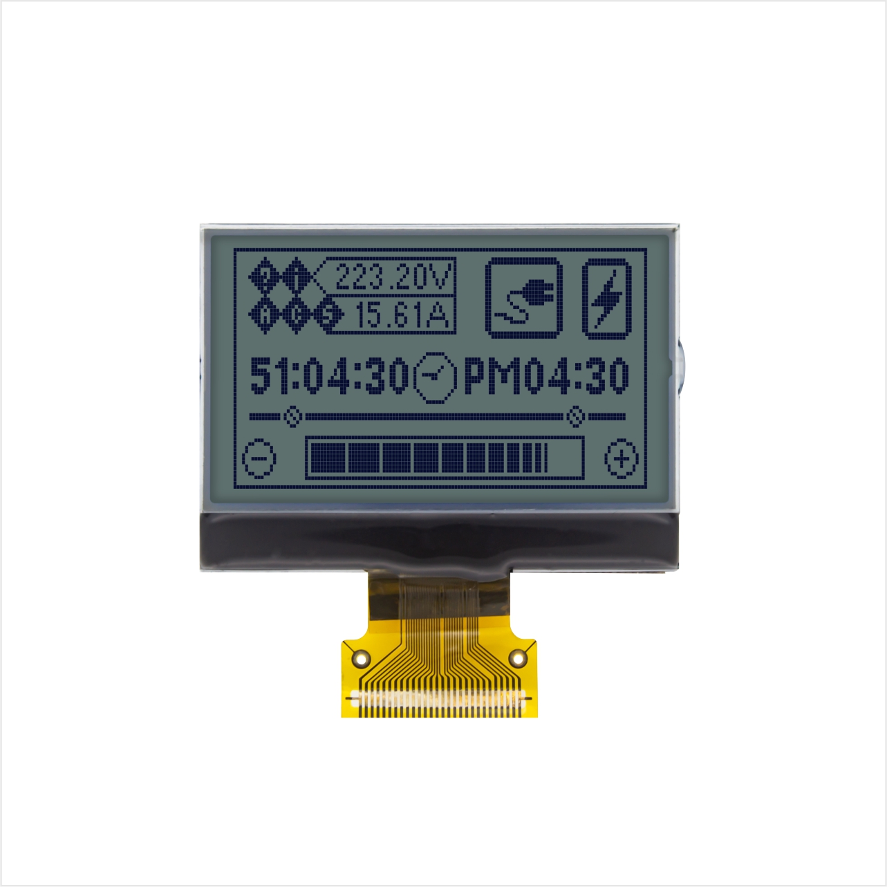 12864 Graphic COG LCD | STN+ | 1.8" MCUyellow green backlight | 3.3V | ST7565R | Arduino