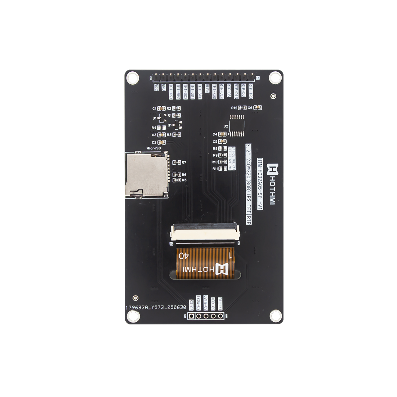 3.2" IPS TFT LCD Display Module | SPI Interface With ST7789 With resistive touch