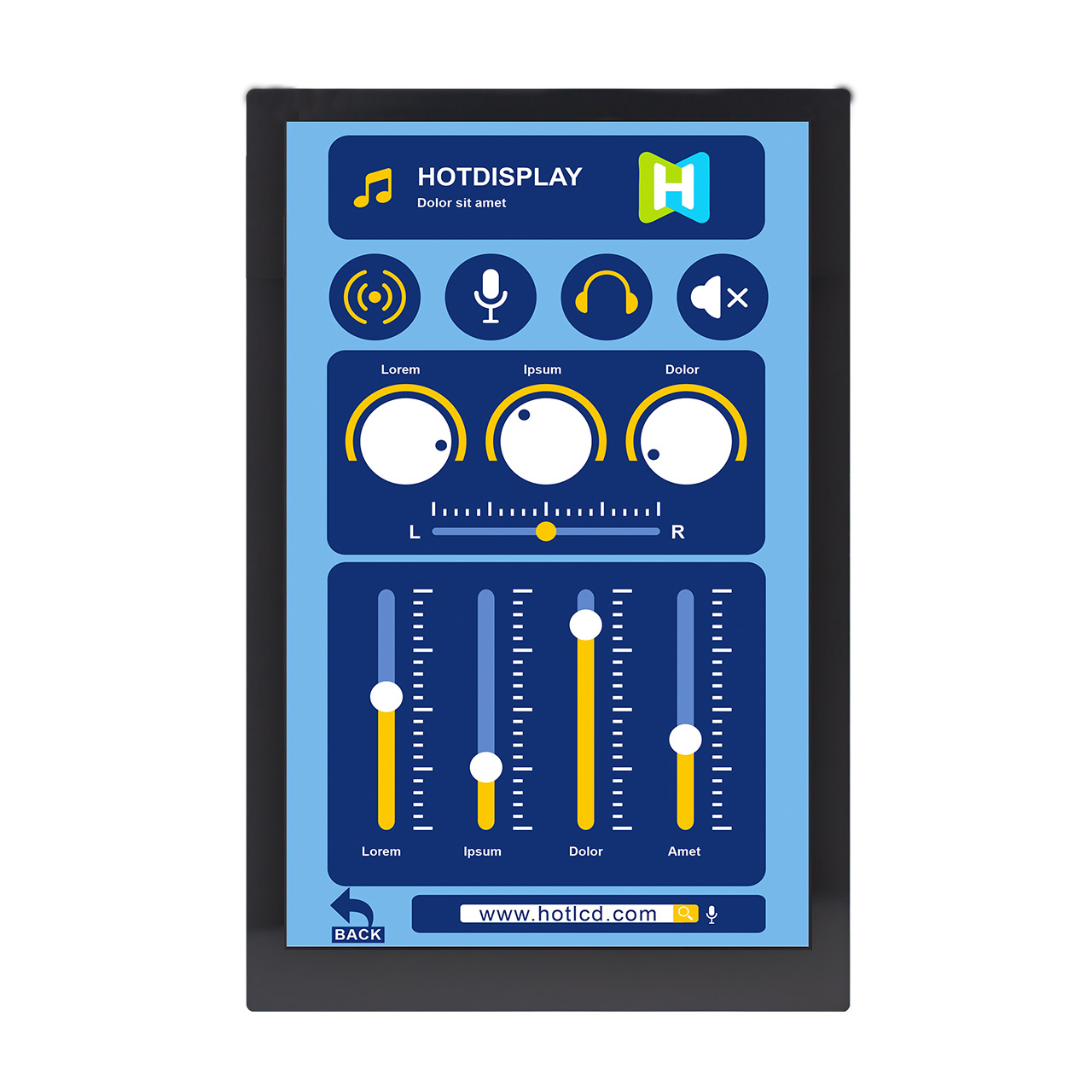 7.0 Inch TFT LCD With PCAP | 800x1280 Resolution ILI9881C Controller