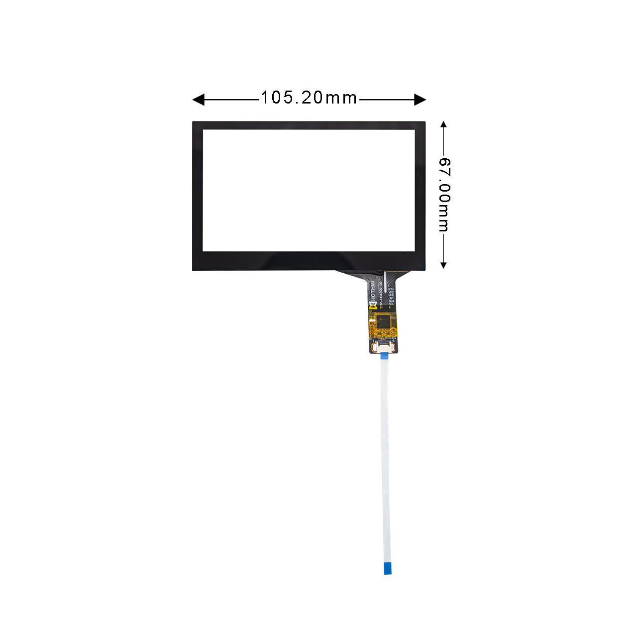 4.3" PCAP For TFT LCD Display GT911 Controller I2C Interface
