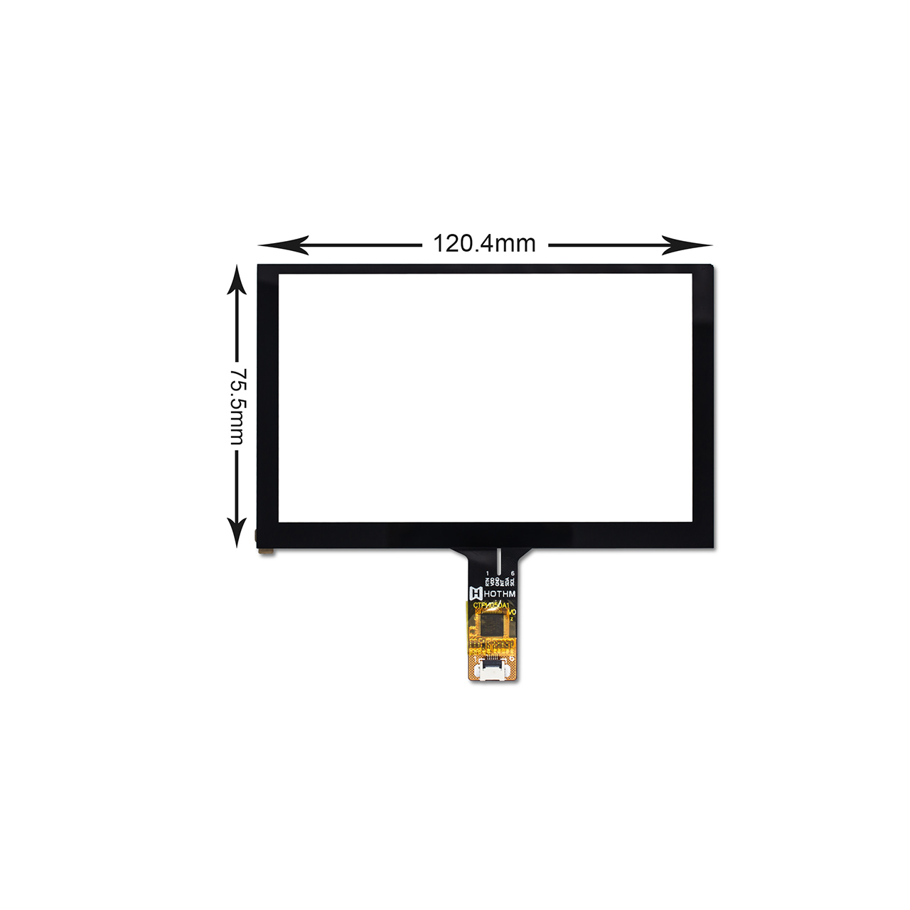 5.0 inch aTouch Capacitive Touch Panel with GT911 Controller and I2C Interface