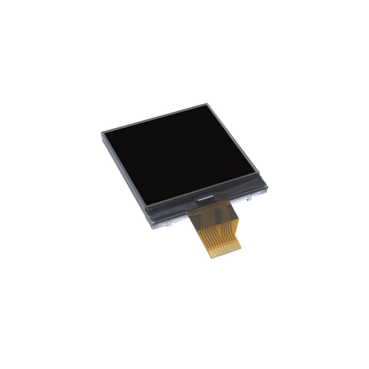 2.2 inch 128X128 Graphic COG LCD | DFSTN - | Black background with white text | SPI | UC1617S | Arduino