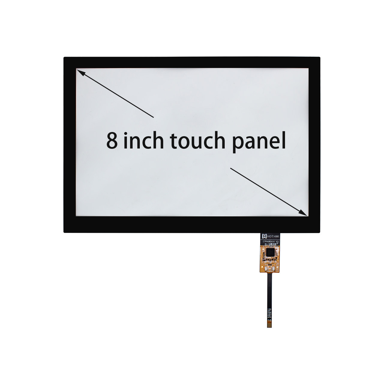 8.0 inch Capacitive Touch Panel With GT911 Controller I2C Interface